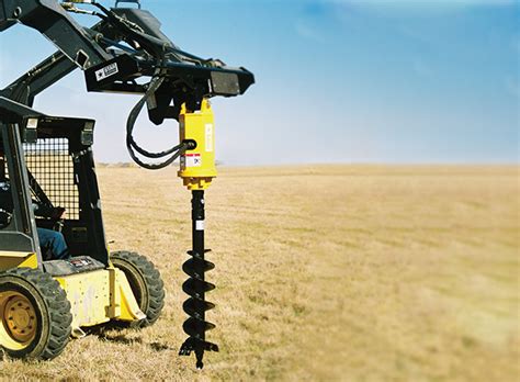 auger for skid steer|heavy duty rock augers.